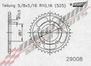 GSF 400 BANDIT 90-92 ΓΡΑΝΑΖΙΑ ΕΜΠΡΟΣ & ΠΙΣΩ