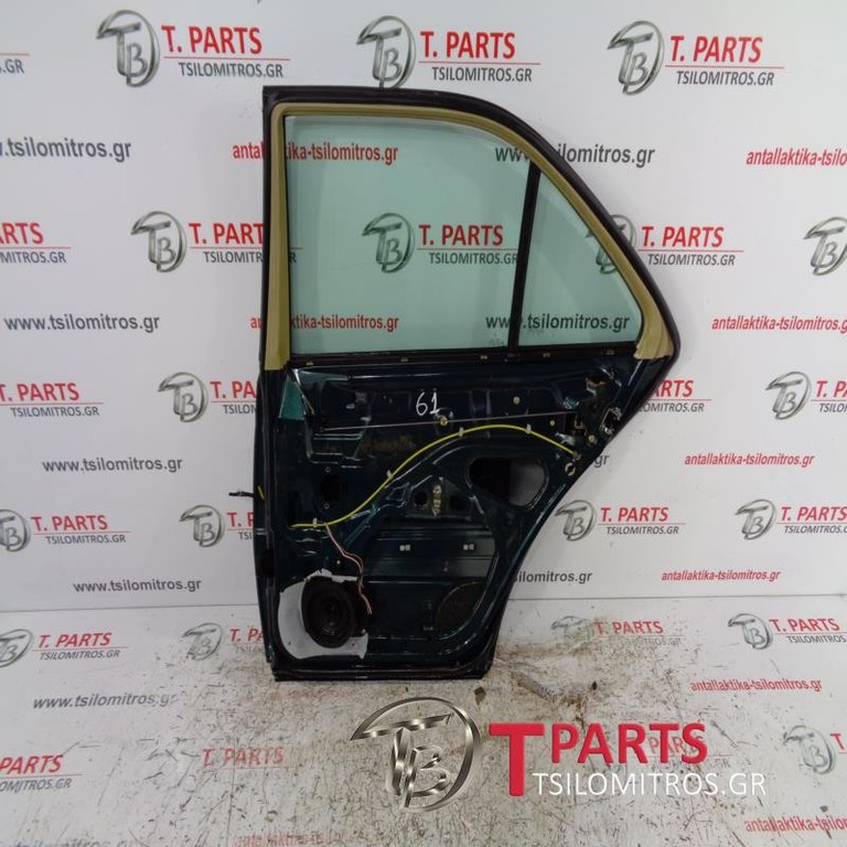 Πόρτες  Mercedes-C-Class-(1993-1999) W202 Πίσω Δεξιά Πράσινο