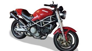 Εξατμίσεις Διπλά Τελικά Gpr Gpe Evo Poppy Carbon Look Ducati MONSTER 400-600-750-900 1993-2000 Ψηλή Τοποθέτηση Special Offer 