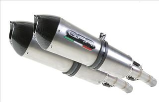 Εξατμίσεις Διπλά Τελικά Gpr Gpe Evo Titanium Carbon End Ducati MONSTER 695 2006-2008 Ψηλή Τοποθέτηση Special Offer Εκδοαση μΕ Καταλύτη