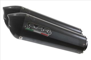 Εξατμίσεις Διπλά Τελικά Gpr Gpe Evo Poppy Carbon Look Ducati MONSTER 400-600-750-900 1993-2000 Ψηλή Τοποθέτηση Special Offer 