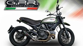 Εξάτμιση Τελικό Gpr Gpe Evo Poppy Carbon Look Ducati SCRAMBLER 821 2015  Special Offer 