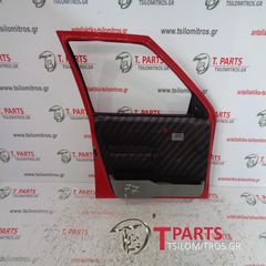 Πόρτες  Opel-Corsa-(1987-1992)  Μπροστά Αριστερά Κόκκινο