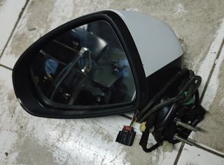 AUDI A1 2011-2018 ΚΑΘΡΕΠΤΗΣ ΑΡΙΣΤΕΡΟΣ ΗΛΕΚΤΡΙΚΟΣ ΓΝΗΣΙΟΣ ΜΕΤΑΧΕΙΡΙΣΜΕΝΟΣ ΛΕΥΚΟΣ(5 ΚΑΛΩΔΙΑ)