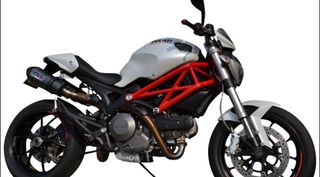 Εξατμίσεις Διπλά Τελικά Gpr Gpe Evo Poppy Carbon Look Ducati  MONSTER 1100 2009-2010 Special Offer 