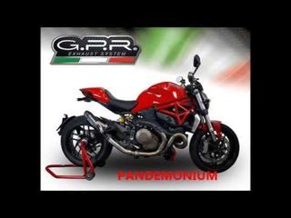 Εξάτμιση Τελικό Gpr Silencer Gpe Titanium Carbon End Ducati MONSTER 1200 2014-2016 Special Offer