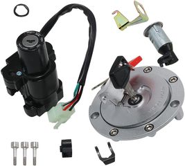 Honda CBR600 F4 F4I,CBR900RR CBR929/CBR954,CB600F 599/600 PC36,VTR1000F Firestorm/Superhawk for Honda CB400 NT650   καινούριο Σετ Κλειδαριές κεντρικού διακόπτη τάπα ντεπόζιτου βενζίνης κλειδαριά σέλας-thumb-1