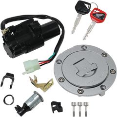 Honda CBR600 F4 F4I,CBR900RR CBR929/CBR954,CB600F 599/600 PC36,VTR1000F Firestorm/Superhawk for Honda CB400 NT650   καινούριο Σετ Κλειδαριές κεντρικού διακόπτη τάπα ντεπόζιτου βενζίνης κλειδαριά σέλας-thumb-3