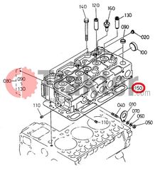 ΦΛΑΝΤΖΑ ΚΕΦΑΛΗΣ ORIGINAL KUBOTA D1503-thumb-1