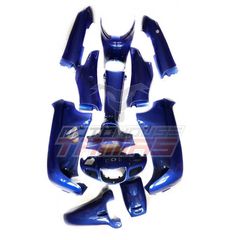 Κουστούμι σέτ πλαστικών (12τμχ) Modenas Kriss II HLD μπλε