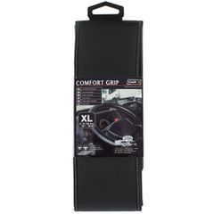 Κάλυμμα Τιμονιού Comfort Grip "41-42cm Διάτρητο  Μαύρο/Λευκή"