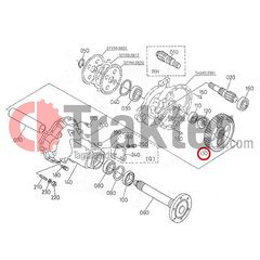 ΓΡΑΝΑΖΙ ΜΕΙΩΤΗΡΑ 60 ΔΟΝΤΙΑ ORIGINAL KUBOTA-thumb-1