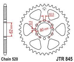 ΓΡΑΝΑΖΙ ΟΠΙΣΘΙΟ (ΤΡΟΧΟΥ) JT 43 & 48 ΔΟΝΤΙΑ ΓΙΑ YAMAHA