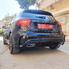 MERCEDES BENZ A CLASS  W176 REAR DIFFUSER Type A45 AMG / ΠΙΣΩ ΔΙΑΧΥΤΗΣ-thumb-1