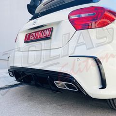 MERCEDES BENZ A CLASS  W176 REAR DIFFUSER Type A45 AMG / ΠΙΣΩ ΔΙΑΧΥΤΗΣ-thumb-2
