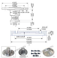 ΣΕΤ Βασιλικός Πείρος - Πιάτο - Βίδες - OEM Jost [Τιμή με ΦΠΑ]