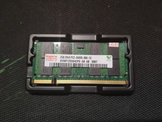  Μνήμη RAM για Laptop Hynix DDR2 2gb 800 Mhz