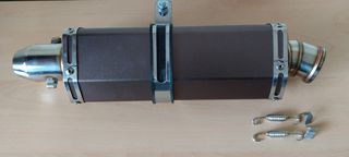 Τελικο εξατμισης τυπου Akrapovic Hexagon με μπουκα-thumb-1