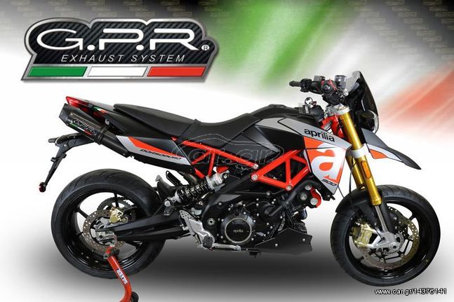 Gpr Εξατμίσεις Διπλά Τελικά Gpe Anniversary Carbon Look Aprilia Dorsoduro 900 2017 - 2020 Euro4