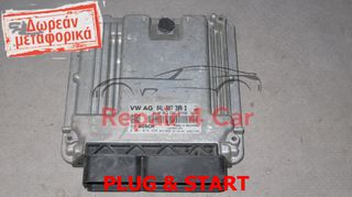 ΕΓΚΕΦΑΛΟΣ ΚΙΝΗΤΗΡΑ  SKODA VW AUDI 2.0TDI 0281018498 04L907309D TESTED  ΞΕΚΛΕΙΔΩΤΟΣ