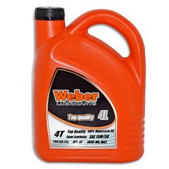 Λάδι κινητήρα μοτοσυκλέτας Ημισυνθετικό Weber 4T 15w-50 MA2 4ltWEB15W50SJ4L