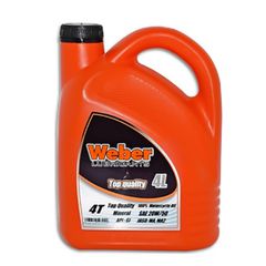 Λάδι Κινητήρα Μοτοσυκλέτας Ημισυνθετικό WEBER 10W-40 MA2 4ltWEB10W40SJ4L