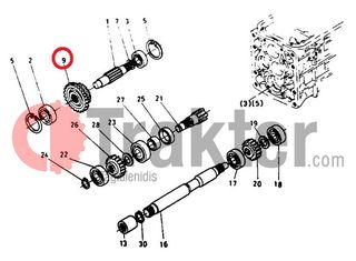 ΓΡΑΝΑΖΙ ΔΙΠΛΟ 18-22 ΑΞΟΝΑΣ ΚΑΤΩ B5001 B5000-thumb-1