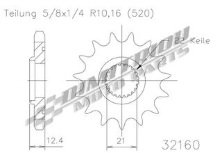 YFM 250 RAPTOR 08-11 ΓΡΑΝΑΖΙΑ ΕΜΠΡΟΣ & ΠΙΣΩ