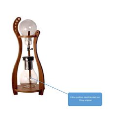 Tiamo Κάτω Γυάλινη Κανάτα Καφέ για Cold Water Coffee Dripper 10 Cup