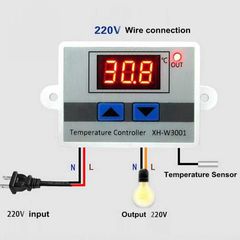 Ελεγκτής θερμοκρασίας Θερμοστάτης 10A 220V