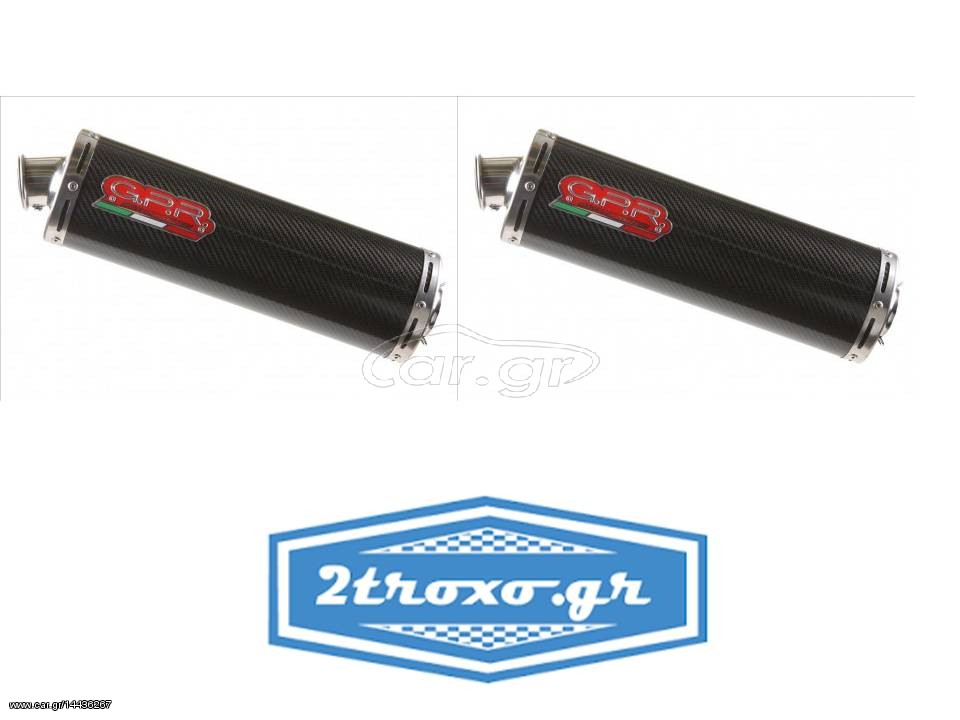Gpr Εξατμίσεις Διπλά Τελικά Carbon Oval Aprilia RSV 1000 R/Factory 2004-2005 
