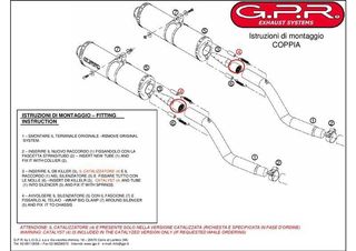 Gpr Εξατμίσεις Διπλά Τελικά Carbon Oval Aprilia RSV 1000 R/Factory 2004-2005 -thumb-3