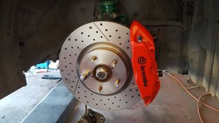 HyperBrake Brembo 4pot kit φρένων για HONDA CIVIC FN TYPE-R 326*30 ή 337*28