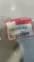 18391-167-610 ΚΑΙΝΟΥΡΙΟ HONDA ΓΝΗΣΙΟ ΣΥΝΔΕΣΜΟΣ-ΦΛΑΝΤΖΑ ΕΞΑΤΜΙΣΗ ΓΙΑ ΜΤΧ-thumb-2