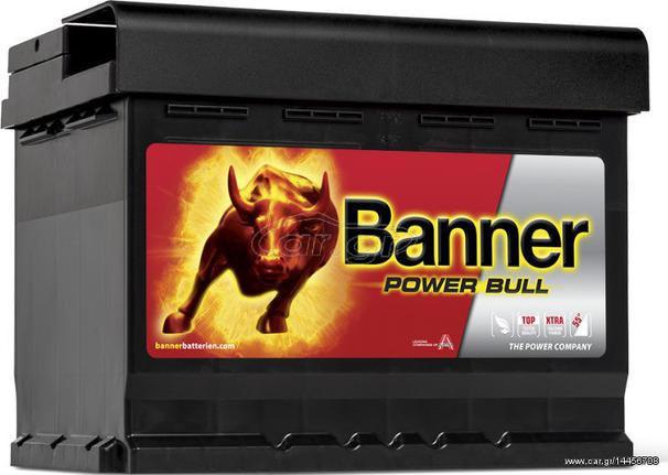 Μπαταρία αυτοκινήτου Banner Power Bull 12V 62Ah P6219 www eautoshop gr δωρεαν παραδοση