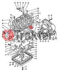 ΦΛΑΝΤΖΑ ΚΕΦΑΛΗΣ ORIGINAL KUBOTA  D1100 D1101 D1102 L245 L235 L225 L2201 L2050 L2000 L1802 B1902-thumb-1