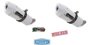 Gpr Εξατμίσεις Διπλά Τελικά Albus Ceramic White Yamaha YZF 1000 R1 2009-2014