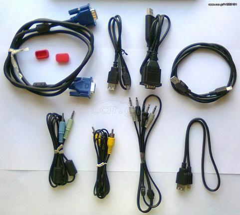 ΚΑΛΩΔΙΑ USB, DVI, VGA, RCA