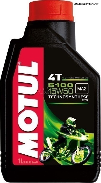 MOTUL 5100 15W-50 1L ΛΙΤΡΟ