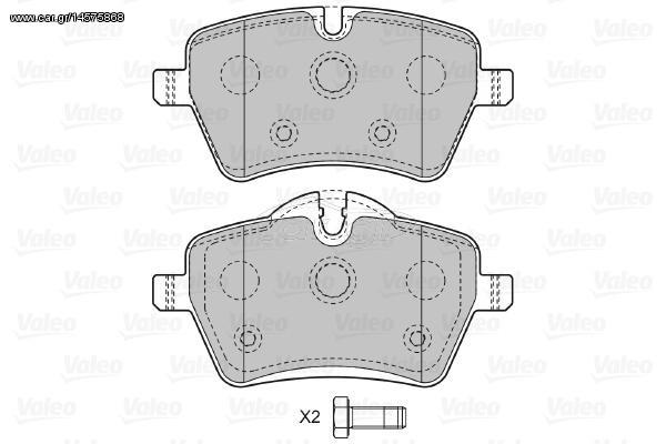 VALEO ΤΑΚΑΚΙΑ ΕΜΠΡΟΣ ΓΙΑ MINI MINI (R50, R53), MINI (R56) 2006-2013, CLUBMAN 2007-2014, COUNTRYMAN 2010-2016, PACEMAN 2012-2016