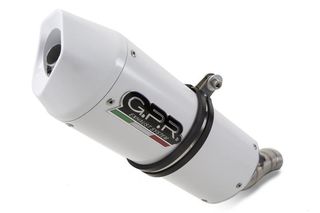 Gpr Albus Ceramic White Ολόσωμη Εξάτμιση Yamaha Tracer 900 MT 09/FJ 09 2015-2016 Ψηλή Τοποθέτηση