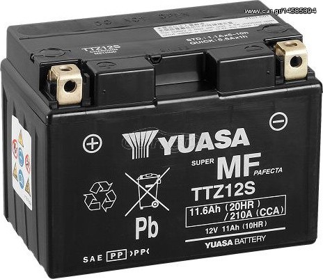 ΜΠΑΤΑΡΙΑ TTZ12-S YUASA MADE IN TAIWAN 