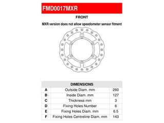 ΔΙΣΚΟΠΛΑΚΑ ΕΜΠΡΟΣ KTM LC4 / EXC / SXF / SX FERODO-thumb-1
