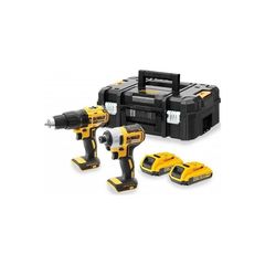 Dewalt DCK2060D2T 18V XR Brushless Σετ Κρουστικο Δραπανοκατσαβιδο και Παλμικο Κατσαβιδι + ΔΩΡΟ ΓΑΝΤΙΑ ΕΡΓΑΣΙΑΣ (ΕΩΣ 6 ΑΤΟΚΕΣ Η 60 ΔΟΣΕΙΣ)