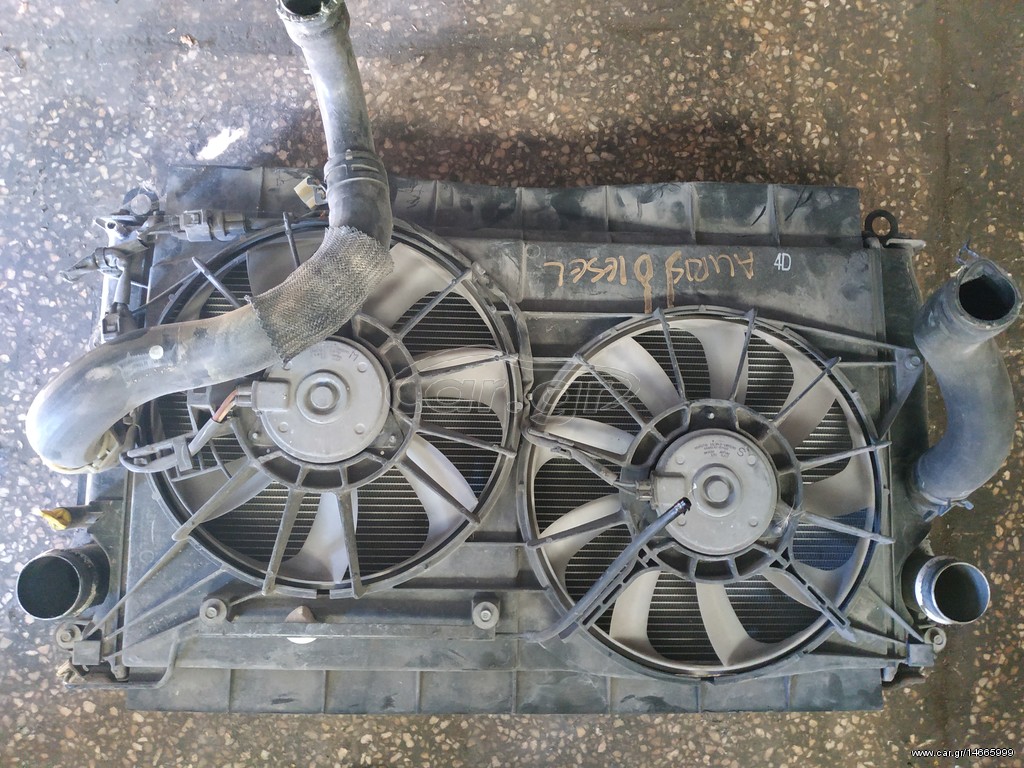 ΨΥΓΕΙΟ ΝΕΡΟΥ-AC-ΒΕΝΤΙΛΑΤΕΡ TOYOTA AURIS DIESEL 2008 μοντέλο