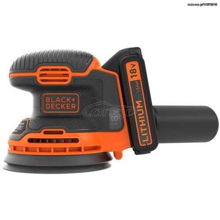 Black and Decker - BDCROS18N Έκκεντρο Περιστροφικό Τριβείο 18V Li-Ion (Χωρίς Μπαταρία & Φορτιστή) + ΔΩΡΟ ΓΑΝΤΙΑ ΕΡΓΑΣΙΑΣ(ΕΩΣ 6 ΑΤΟΚΕΣ Η 60 ΔΟΣΕΙΣ)