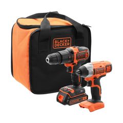 Black and Decker - BCK21S1S Σετ Κρουστικό Δραπανοκατσάβιδο Και Παλμικό Κατσαβίδι 18V (1χ1.5Ah)  + ΔΩΡΟ ΓΑΝΤΙΑ ΕΡΓΑΣΙΑΣ(ΕΩΣ 6 ΑΤΟΚΕΣ Η 60 ΔΟΣΕΙΣ)