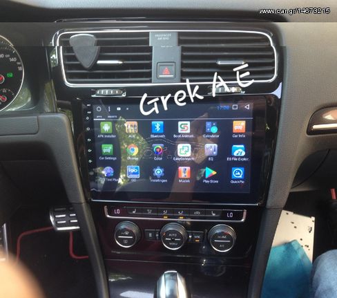 ΟΘΟΝΗ GOLF 7 ANDROID 10.1 INTΣΩΝ   GPS TV USB BLUETOOTH