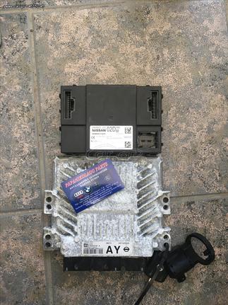 Nissan Qashqai 07-10 1.5DCi  Εγκέφαλος ECU Σετ#Papanikolaou Parts