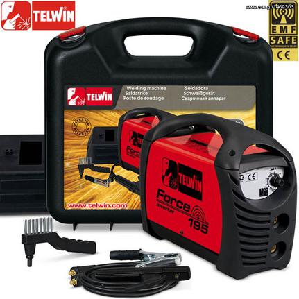 ΗΛΕΚΤΡΟΚΟΛΛΗΣΗ INVERTER TELWIN FORCE 195 170 Amp+ ΒΑΛΙΤΣΑ ΜΕΤΑΦΟΡΑΣ